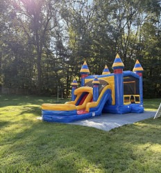 IMG 0807 1768929138 Blue Arctic Bounce House W/ Double Slide